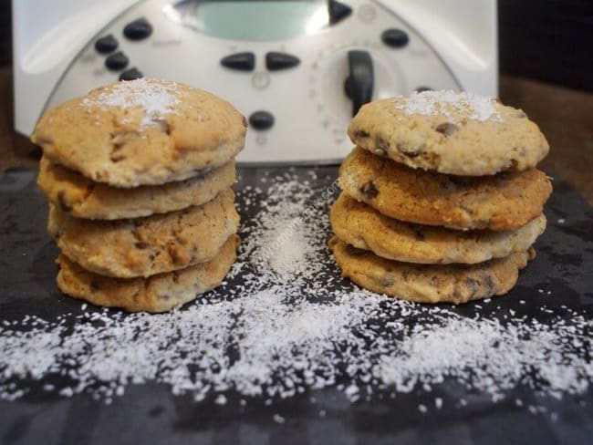 Cookies noix de coco et chocolat au Thermomix