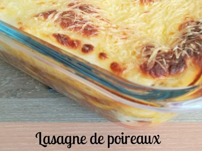 Lasagne de poireaux bolognaise