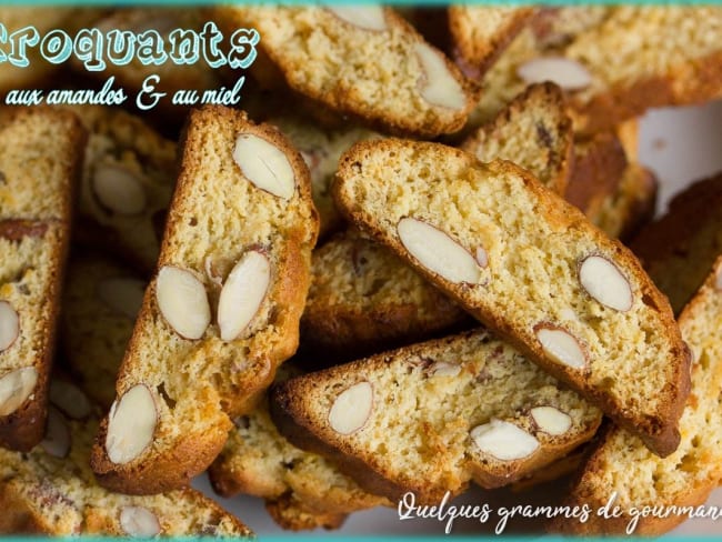 Croquants aux amandes et au miel