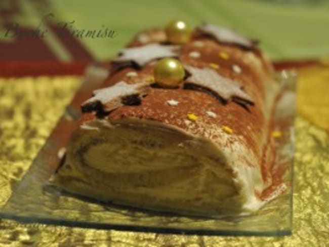 Bûche tiramisu