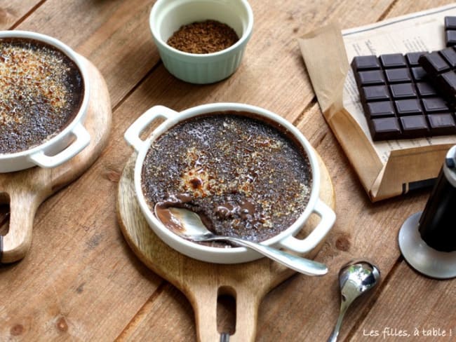 Crème brûlée au chocolat