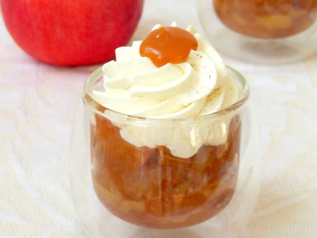 Fontainebleau aux pommes caramélisées