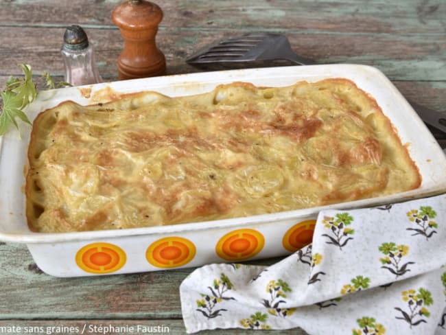 Gratin dauphinois végétalien