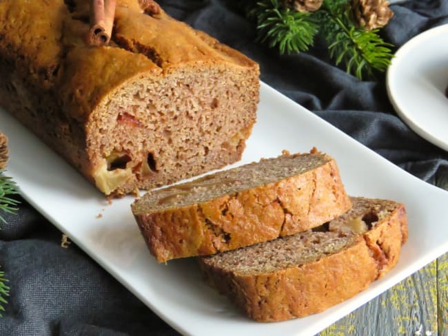 Cake aux pommes et aux épices