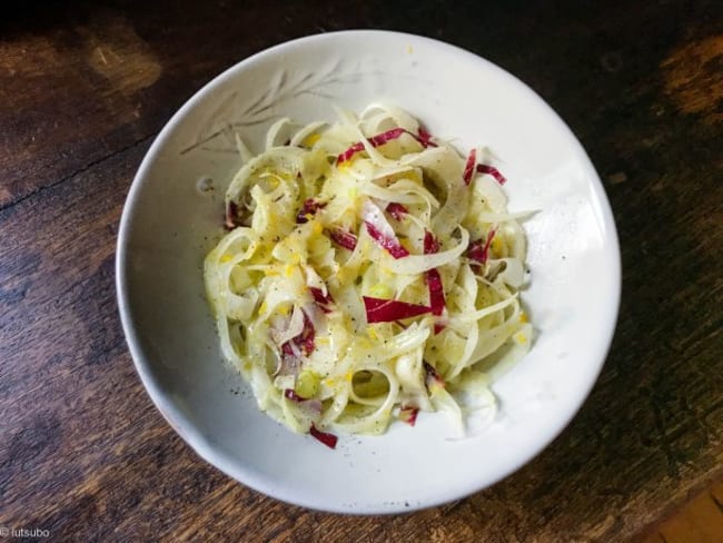 Salade de fenouil au yuzu japonisante