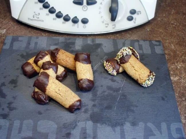 Buchettes chocolat et café au thermomix, préparés en 15 minutes.