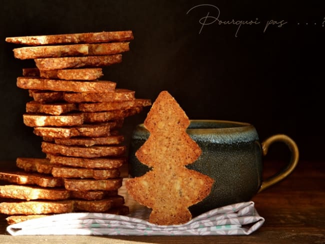 Biscuits avoine, épices, bergamote confite