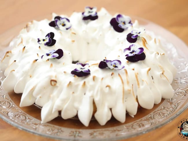 Bundt cake meringué au citron