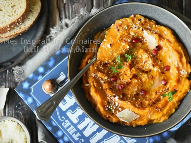 Purée courgette butternut au curry