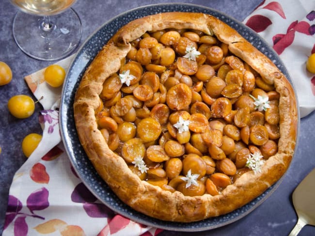 Tarte rustique mirabelles