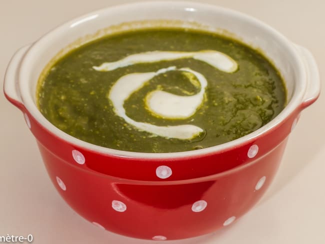 Soupe au fenouil et aux épinards