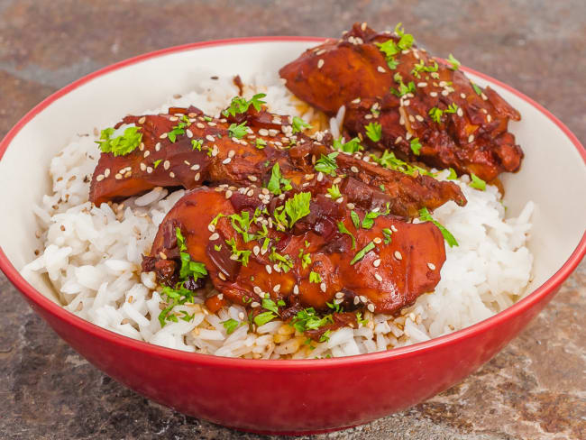 Poulet au caramel à la laotienne.