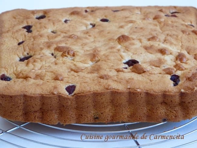 Gâteau au yaourt et cranberries bien moelleux