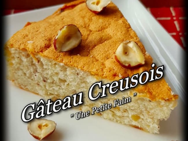 Gâteau Creusois  aux noisettes