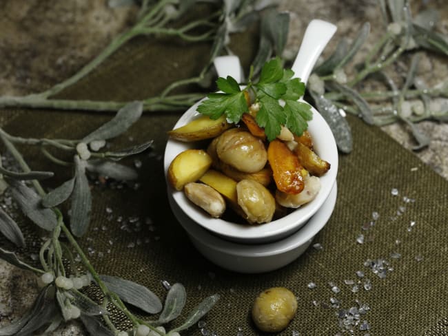 Fricassée de marrons aux 2 pommes et aux épices