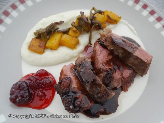 Magrets de canard sauce au miel et balsamique