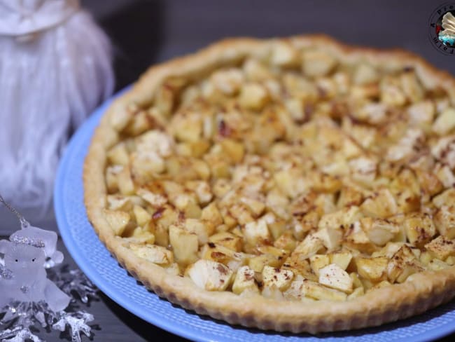 Tarte aux pommes de Noël