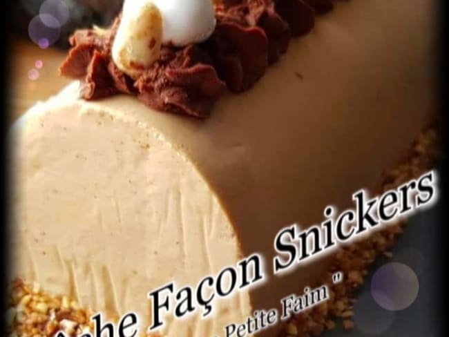 Bûche façon snickers