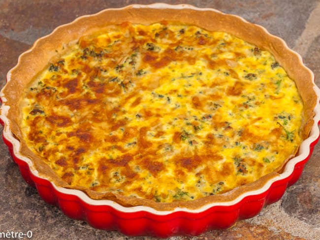 Quiche à la viande et aux épinards