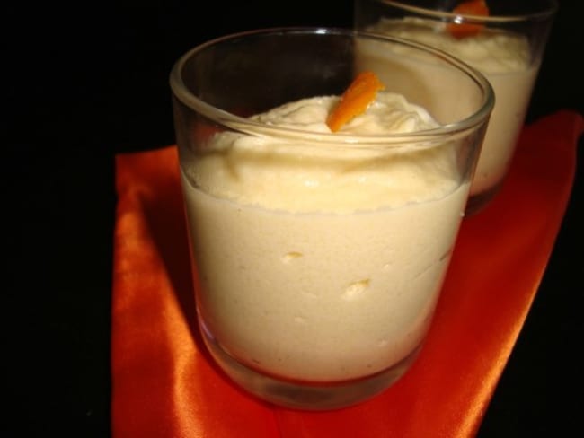 Crème de semoule à l'orange allégée