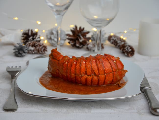 Langoustes à l’armoricaine pour noël