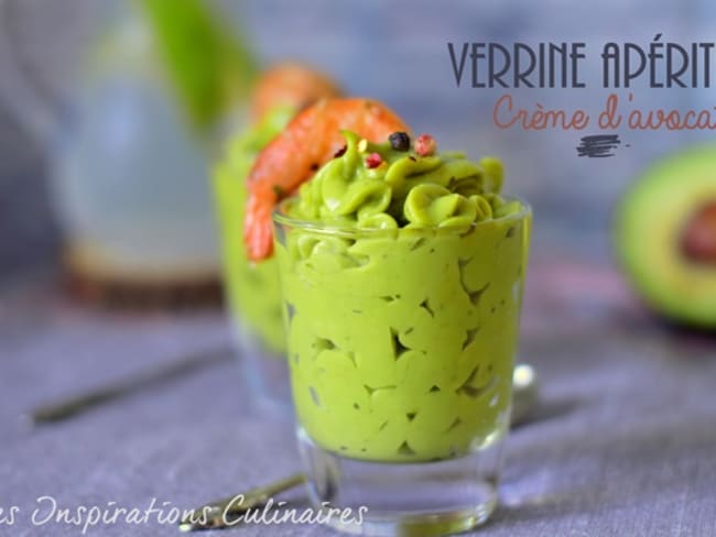 Verrines avocat crevettes