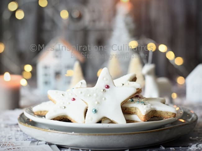 Biscuits de Noël alsaciens au glaçage