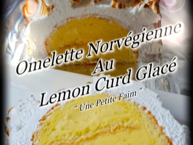 Omelette norvégienne au lemon curd glacé