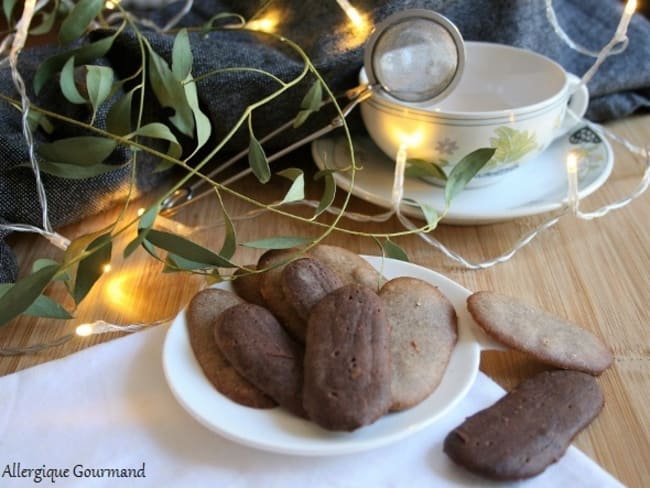 Langues de chat nature ou au cacao