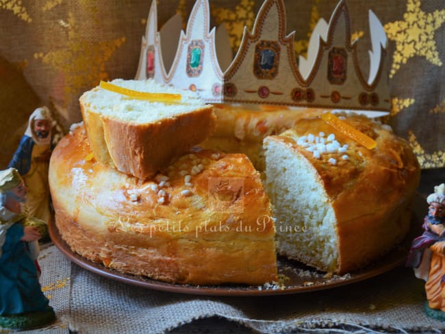 Brioche des Rois à l'orange confite