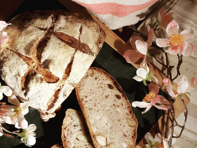 Pain sur levain à la Châtaigne