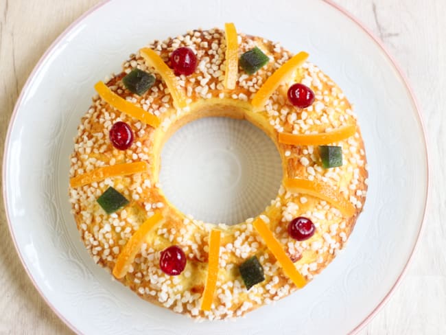 Couronne des rois aux fruits confits pour l'épiphanie