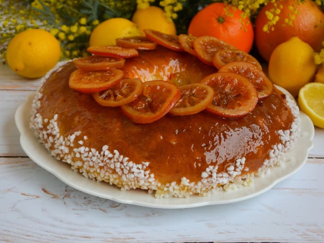 Brioche des rois provençale aux agrumes confits 