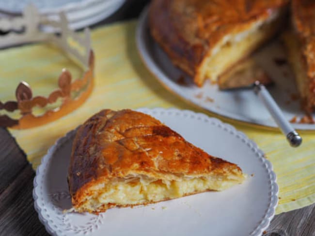 Galette des rois au citron sans frangipane