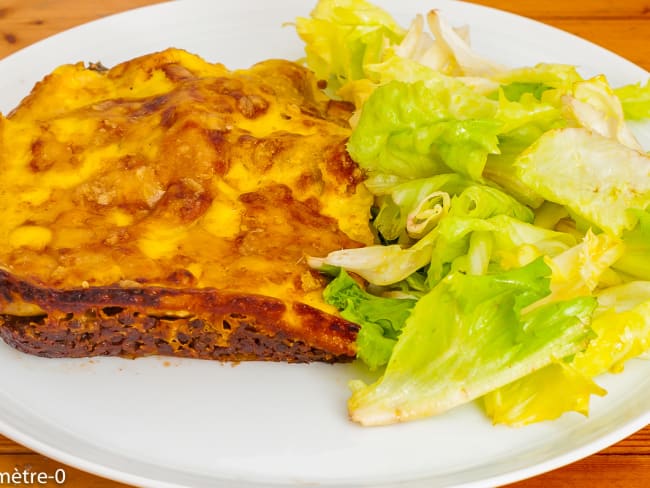 Lasagnes aux lentilles et à la scarole