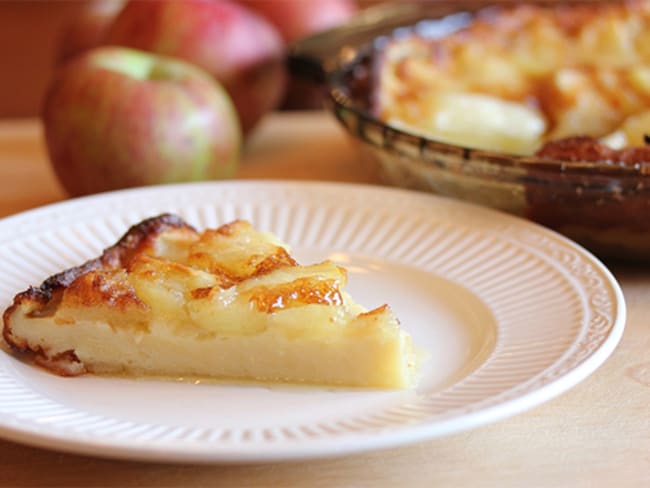 Clafoutis weight watchers aux pommes et Skyr