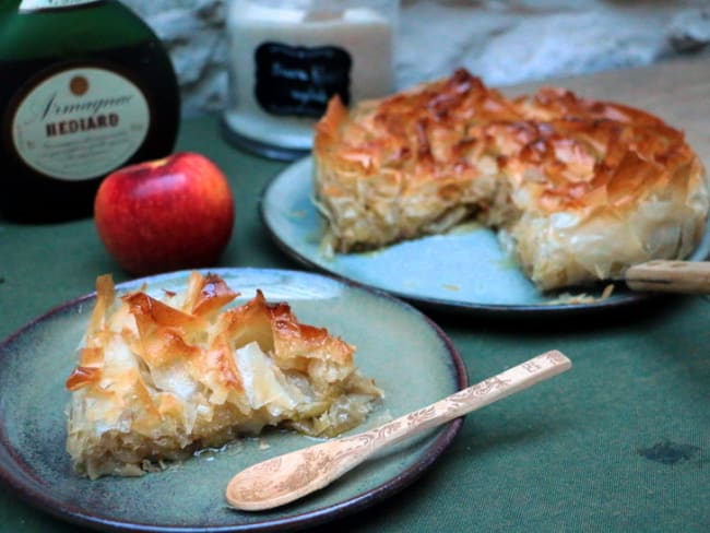 Tourtière landaise aux pommes