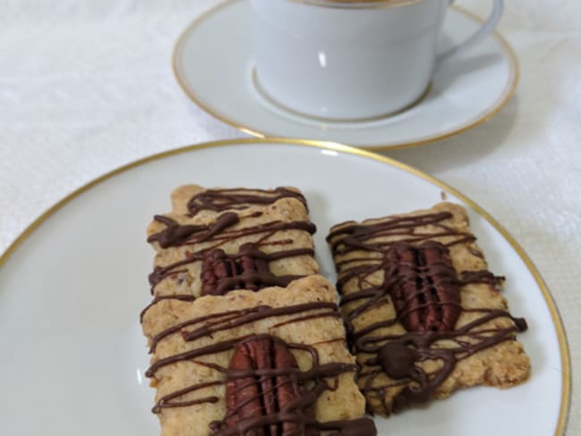 Sablés aux noix de Pécan et au chocolat