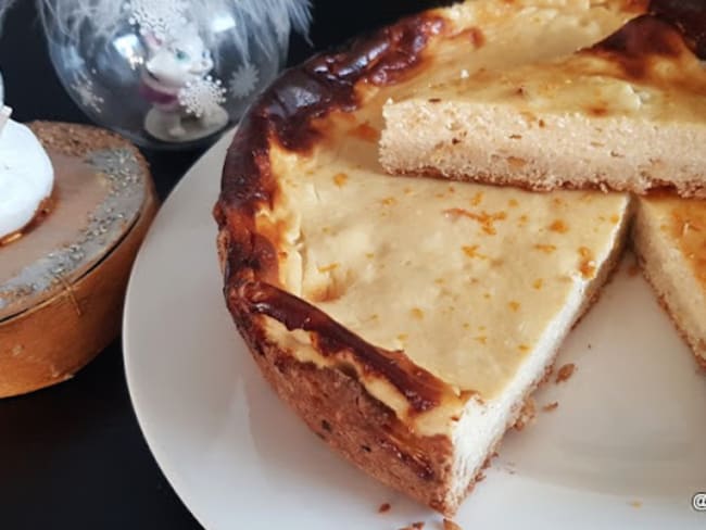 Tarte au fromage blanc sans gluten 