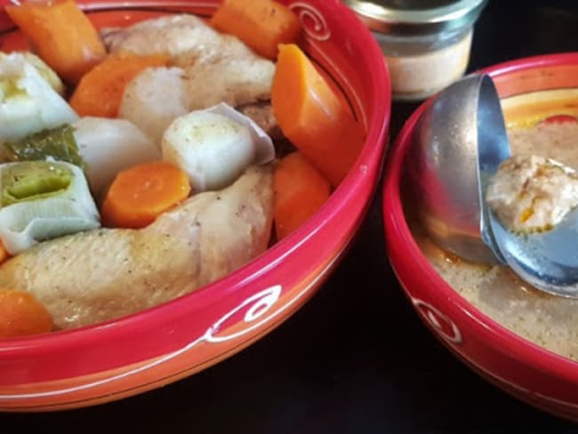 Pot-au-feu de poulet