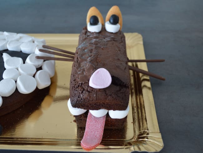 Gâteau d’anniversaire tête de loup