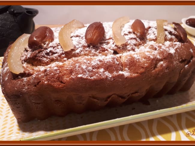 Cake aux dattes et citron confit