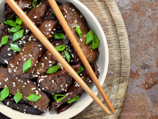 Boeuf sauté au poivre de Sichuan