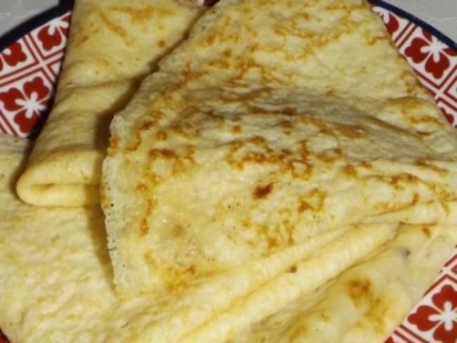 Crêpes légères à l'eau gazeuse