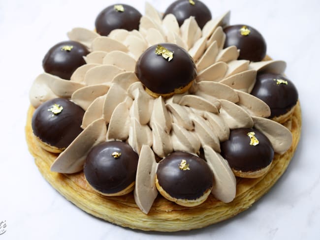 Saint-Honoré aux trois chocolats d'après le Chef Pâtissier Jeffrey Cagnes