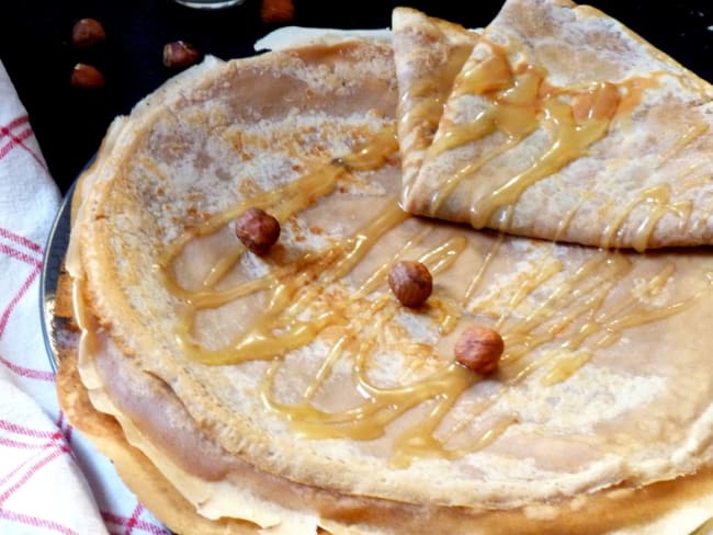 Crêpes très noisette