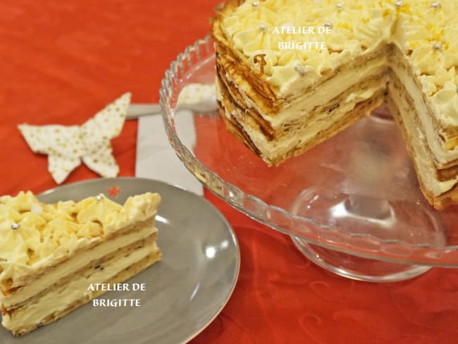 Gâteau de Crêpes au Citron