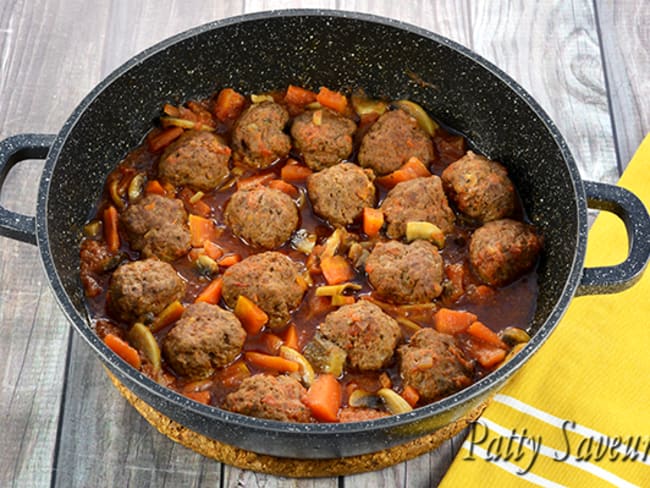 Ragout de Boulettes de Boeuf en sauce