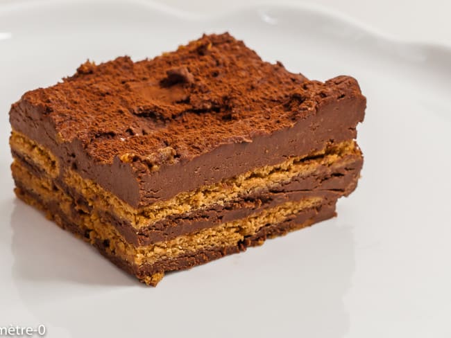 Millefeuilles spéculoos chocolat