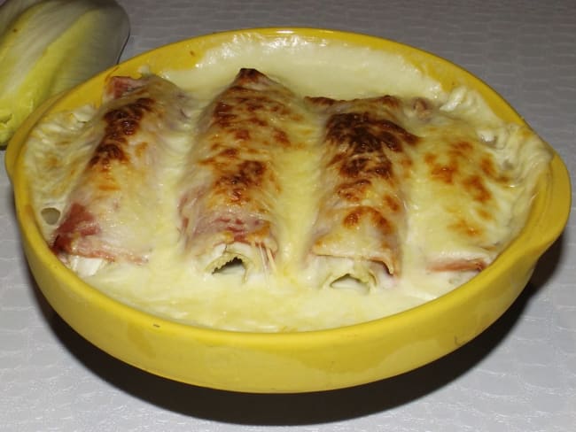 Endives au jambon